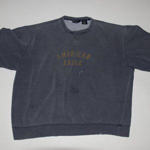 American Eagle gray slogan sweatshirt